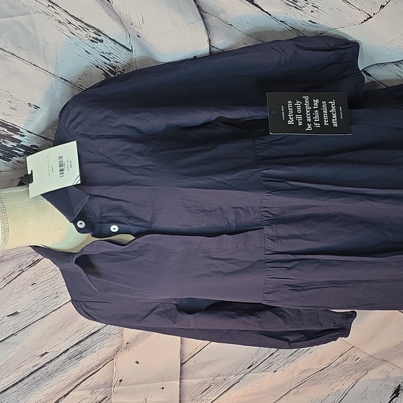 Pomander Place Navy Mable Midi Dress In Medium - Picture 5 of 12